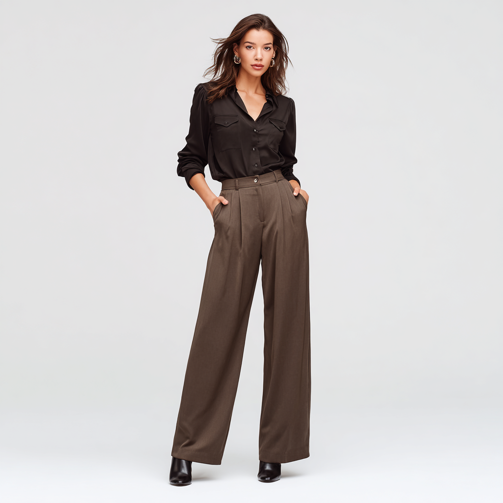 High-Waist Wide-Leg Trousers for effortless movement
