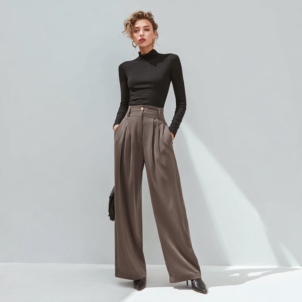 High-Waist Wide-Leg Trousers for effortless movement
