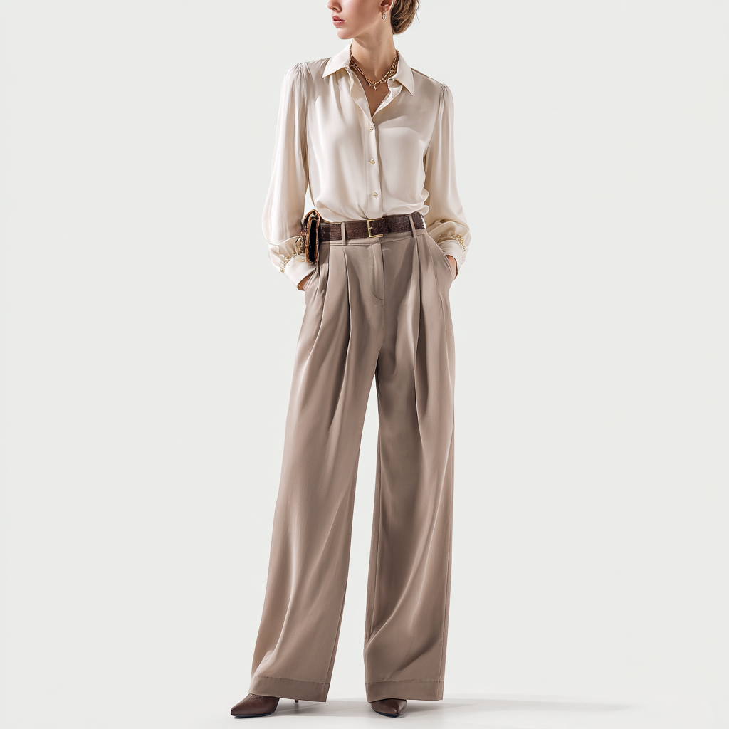High-Waist Wide-Leg Trousers for effortless movement
