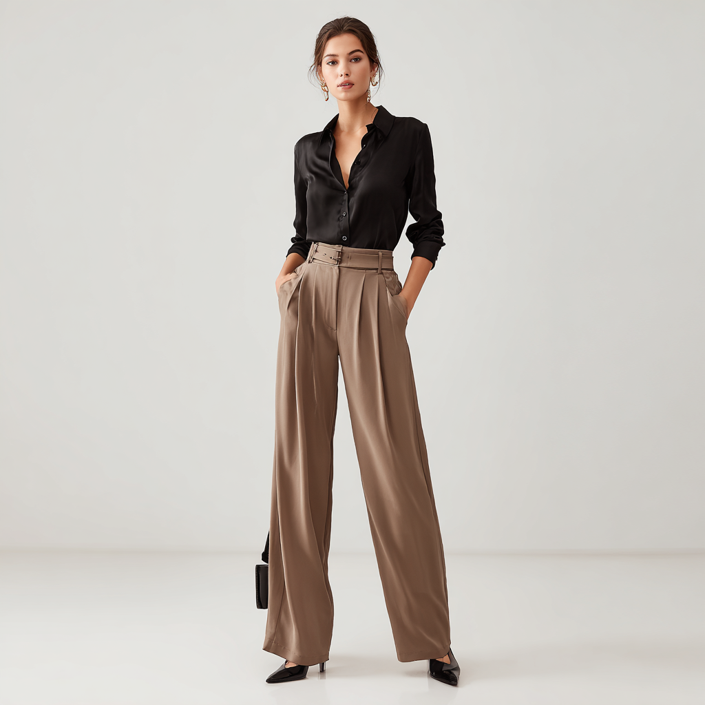High-Waist Wide-Leg Trousers for effortless movement