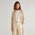Knitted Long Cardigan for Effortless Style