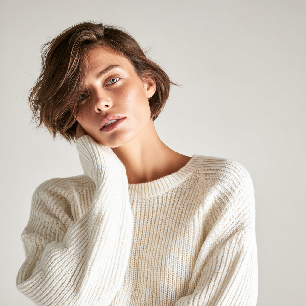 Ribbed Knit Sweater to Stay Warm Every Day