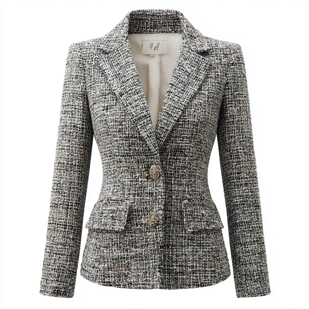 Tweed Blazer for Everyday Structured Sophistication