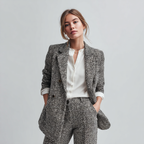 Tweed Blazer for Everyday Structured Sophistication